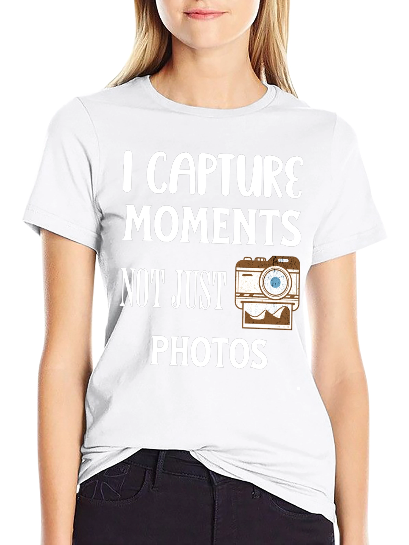 I Capture Moments T-Shirt Camera Photography Tee