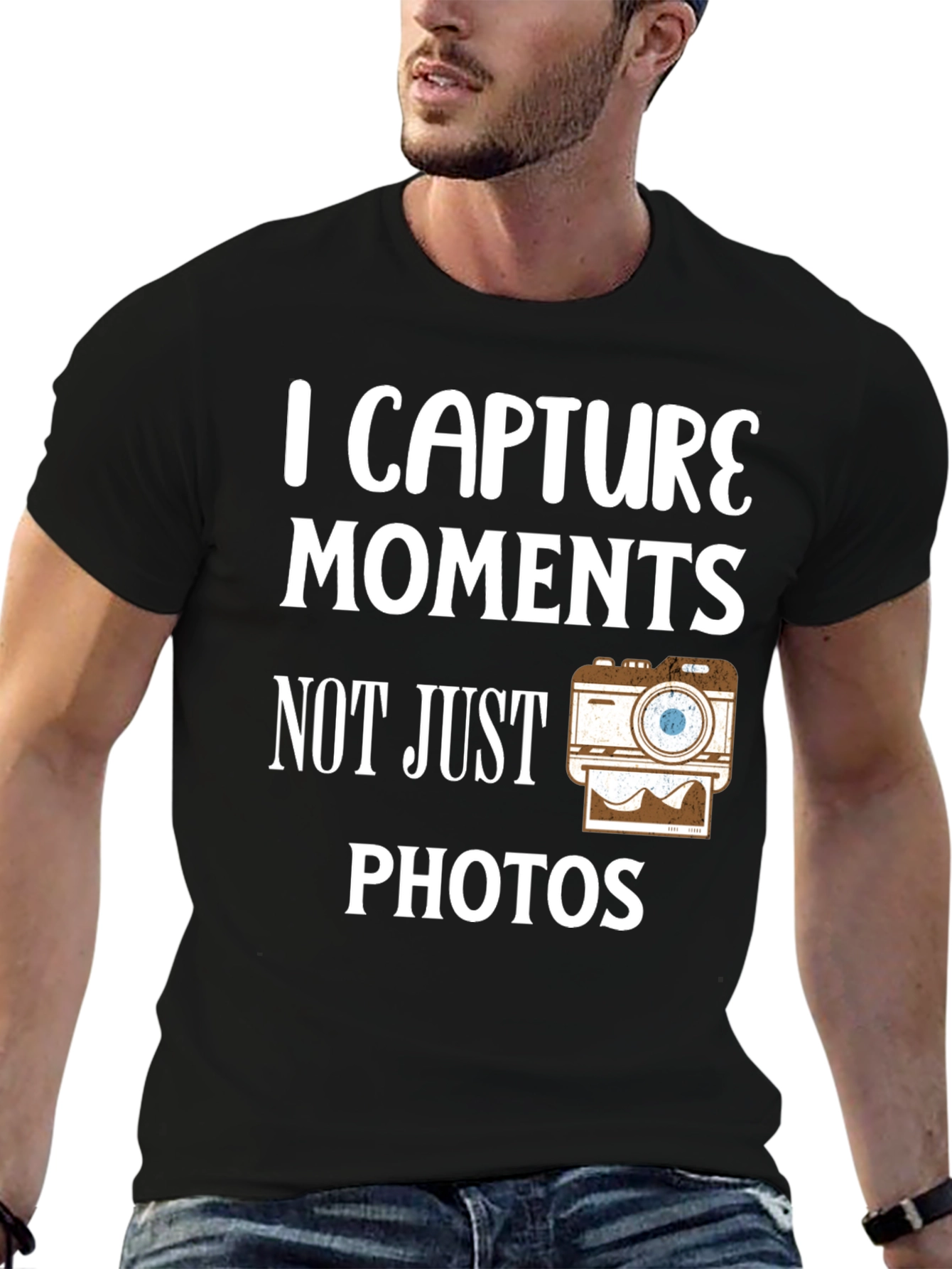 I Capture Moments T-Shirt Camera Photography Tee