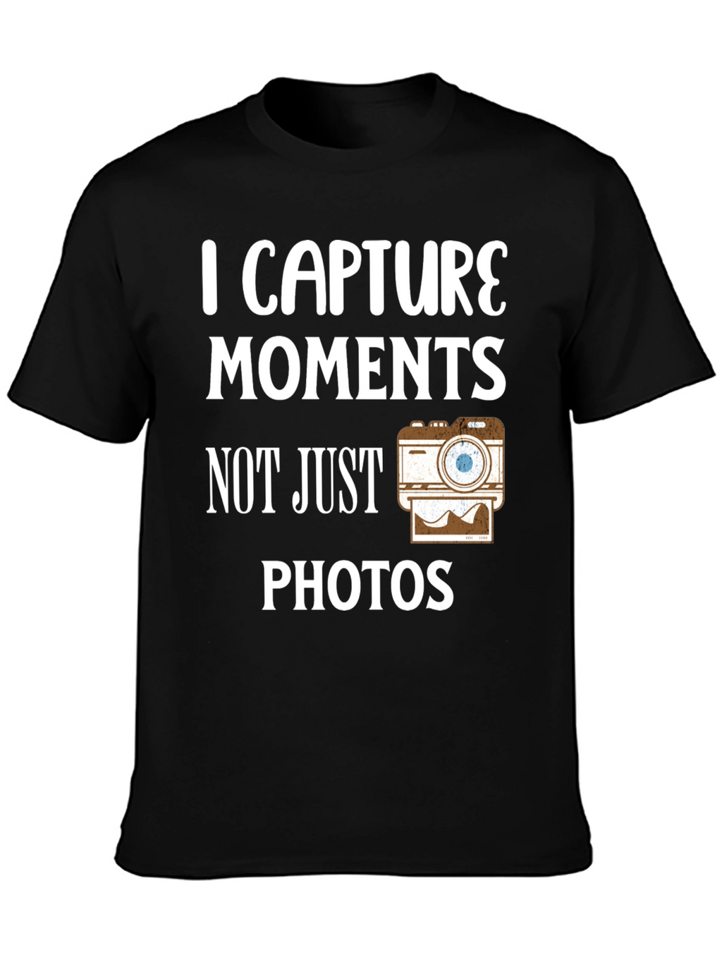 I Capture Moments T-Shirt Camera Photography Tee