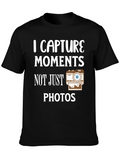 I Capture Moments T-Shirt Camera Photography Tee