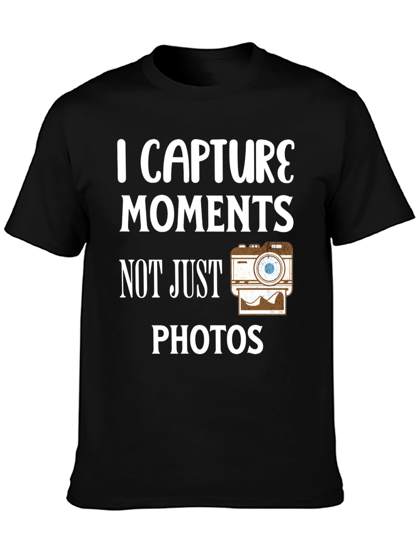I Capture Moments T-Shirt Camera Photography Tee