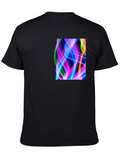 Neon Light Wave T-Shirt