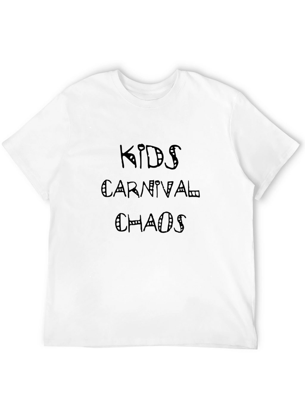 Kids Carnival Chaos Black Graphic Tee