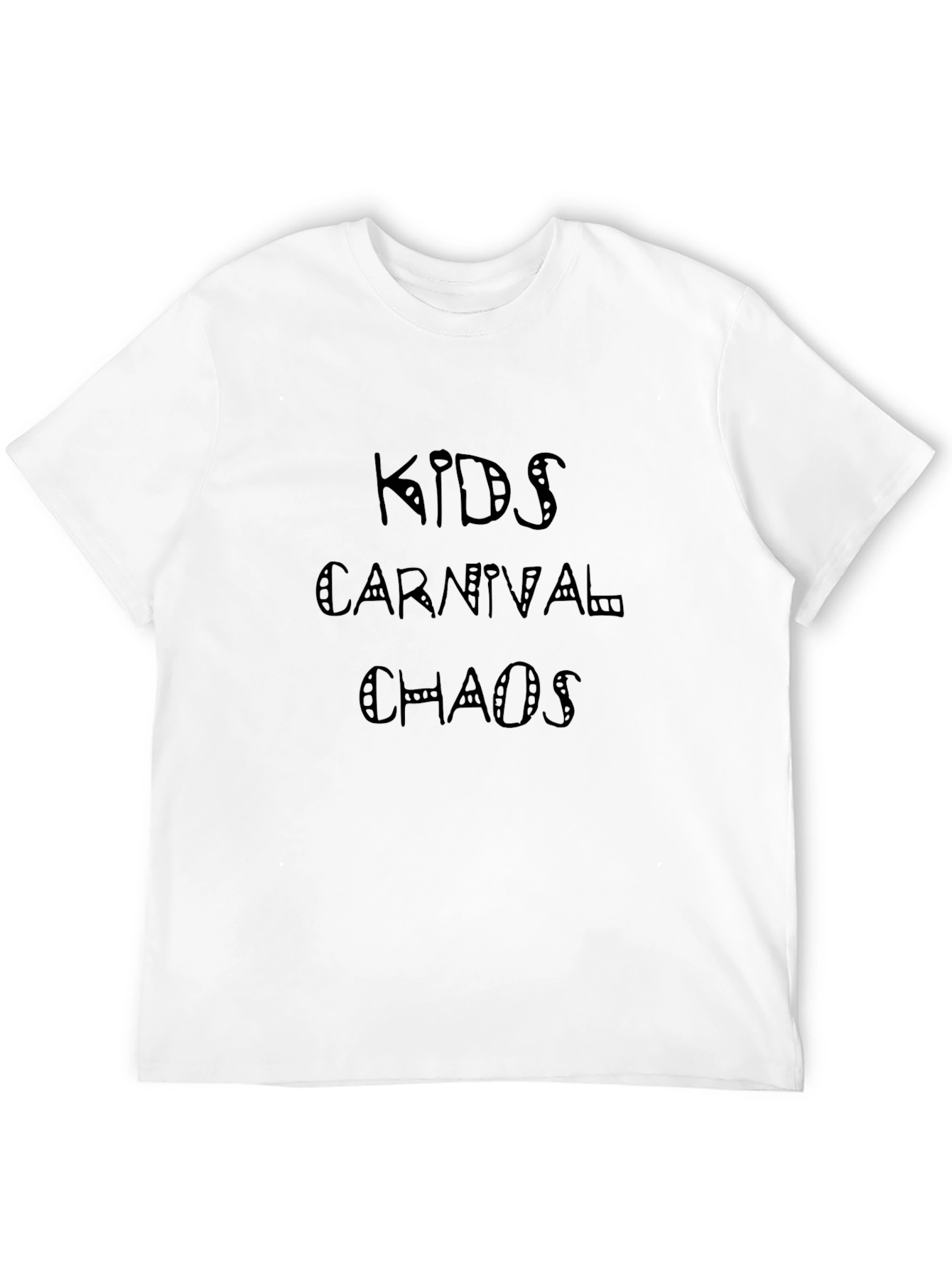 Kids Carnival Chaos Black Graphic Tee