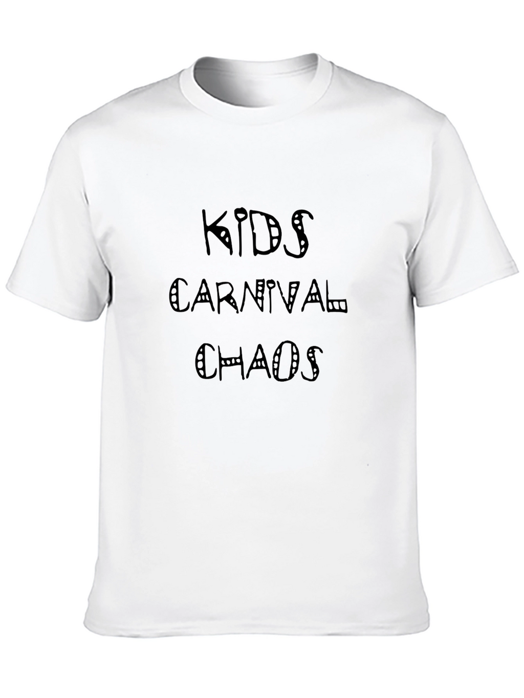 Kids Carnival Chaos Black Graphic Tee