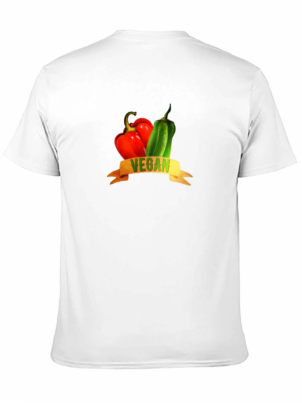 Vegan Peppers Graphic Tee - Black