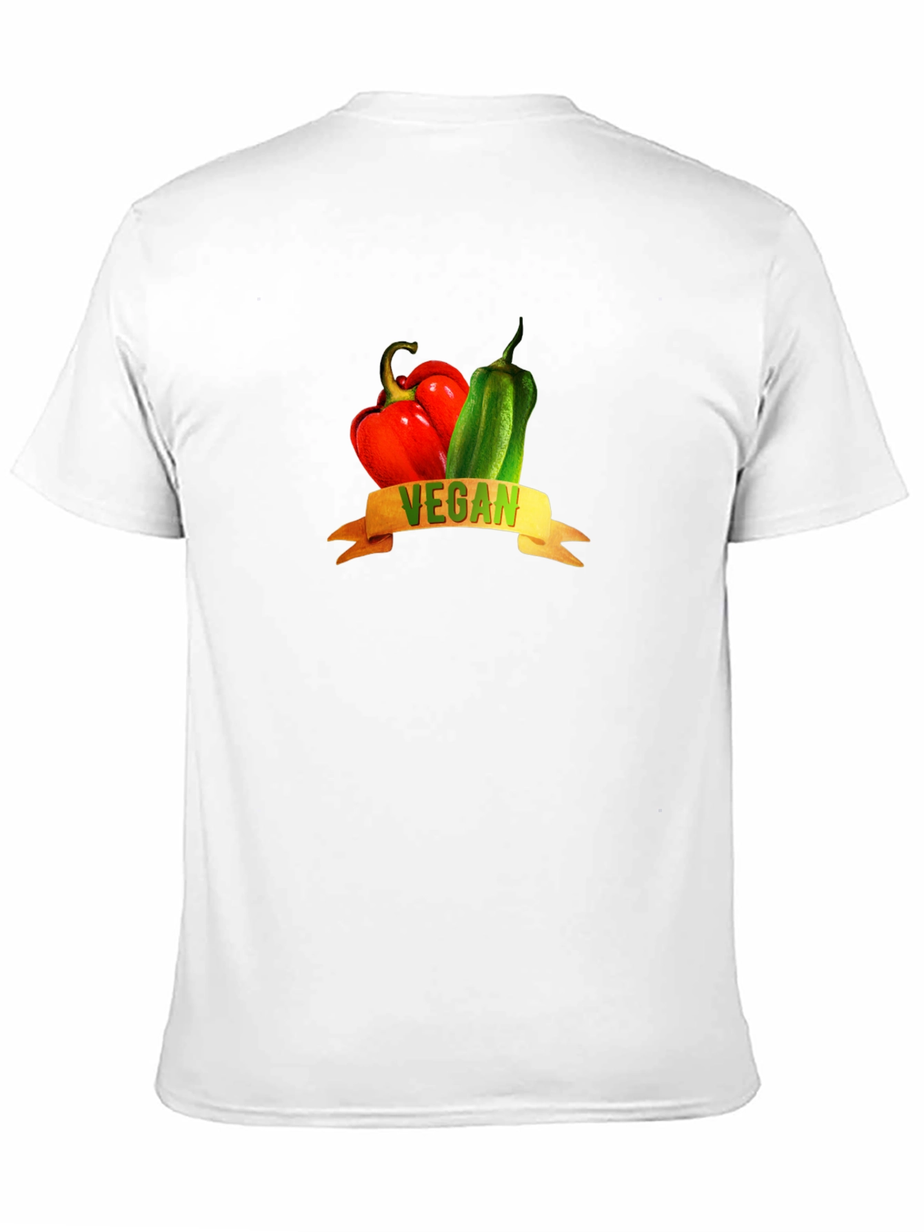 Vegan Peppers Graphic Tee - Black