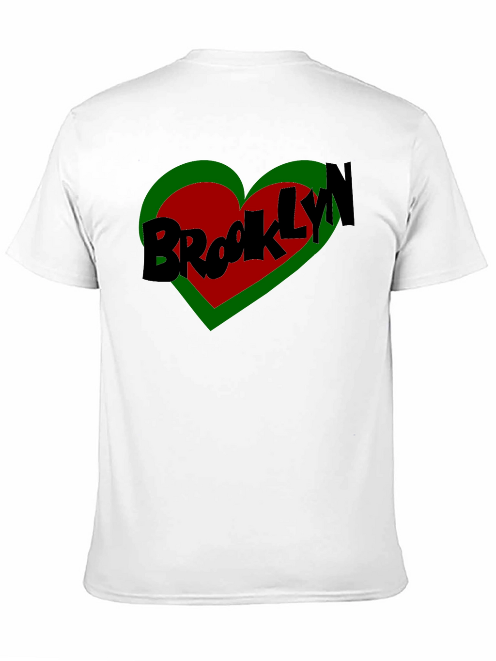 Brooklyn Heart Graphic Tee - Stylish Black T-Shirt