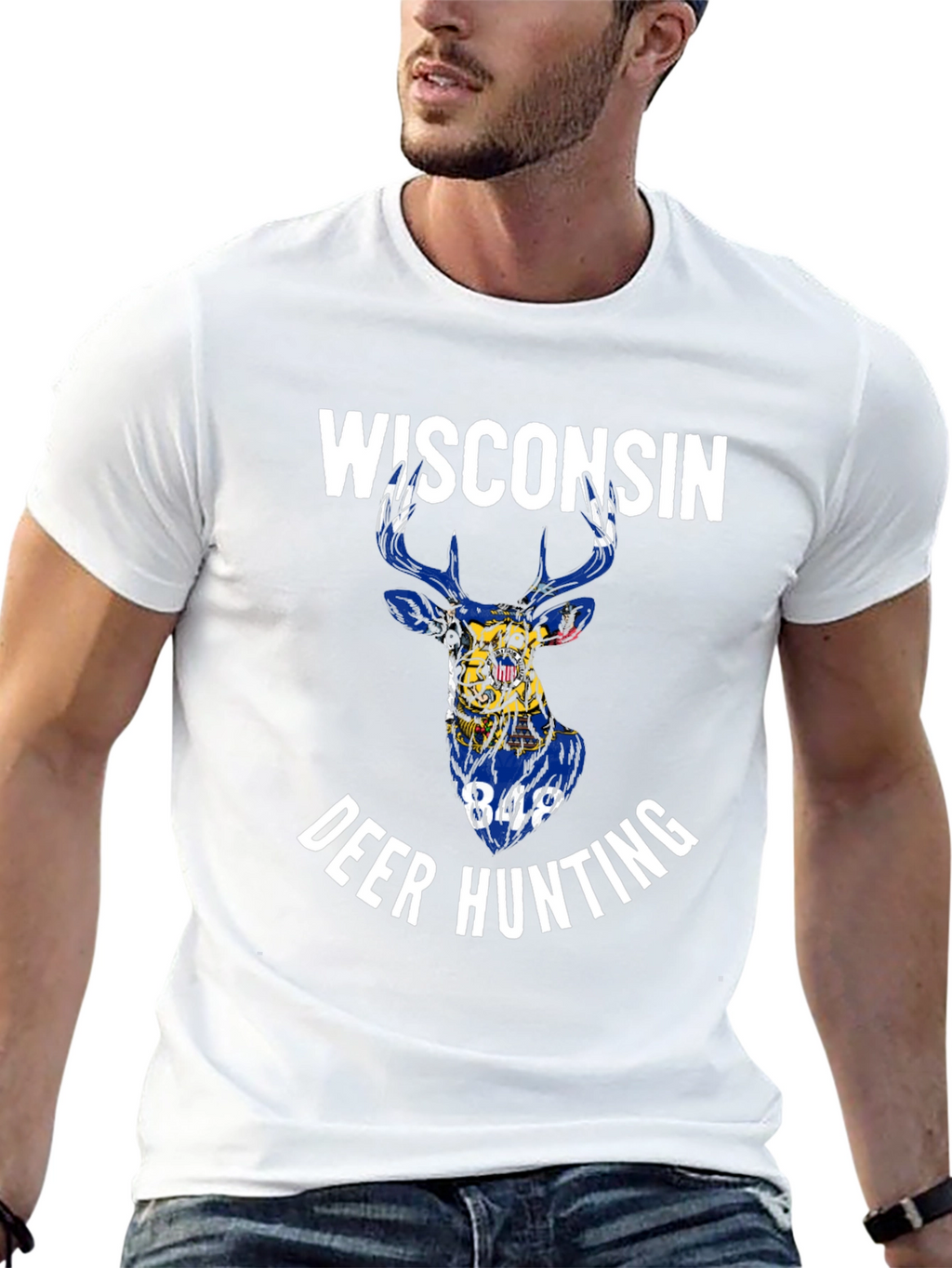 Wisconsin Deer Hunting Tee