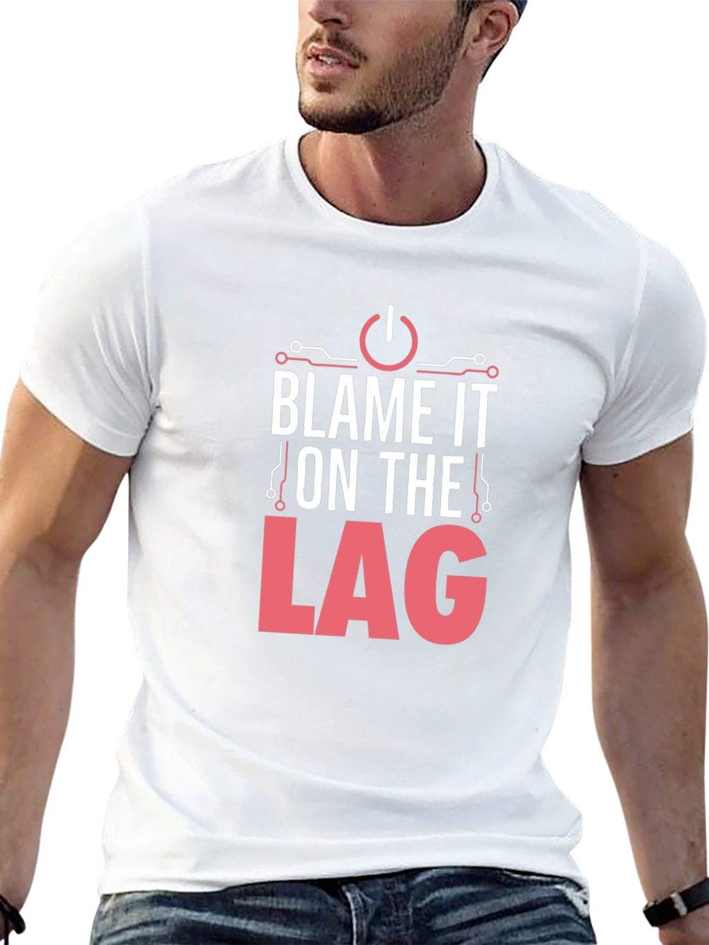 Blame It On The Lag - Gamer T-Shirt