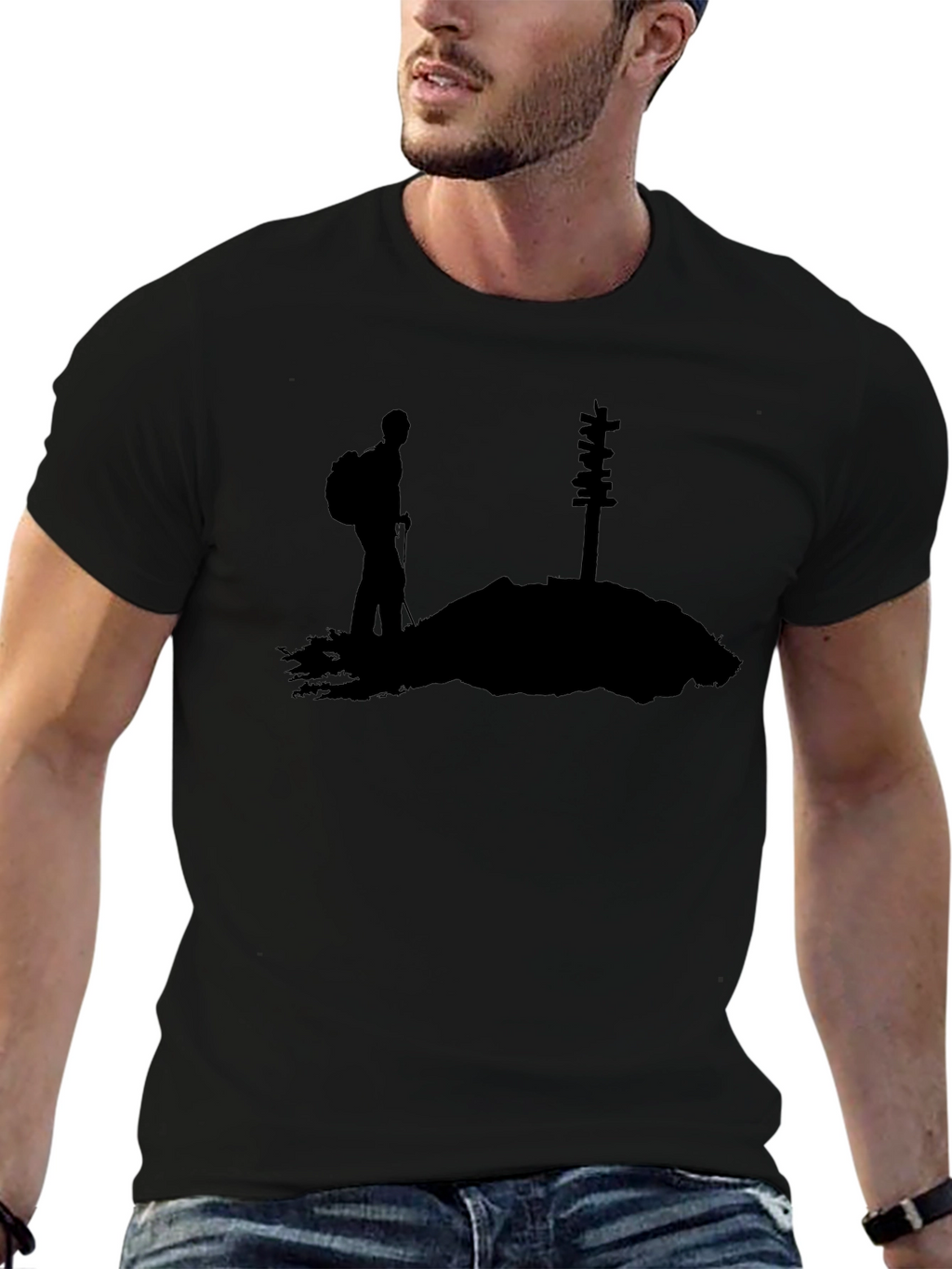 Hiking Silhouette T-Shirt - Adventure Ready Tee