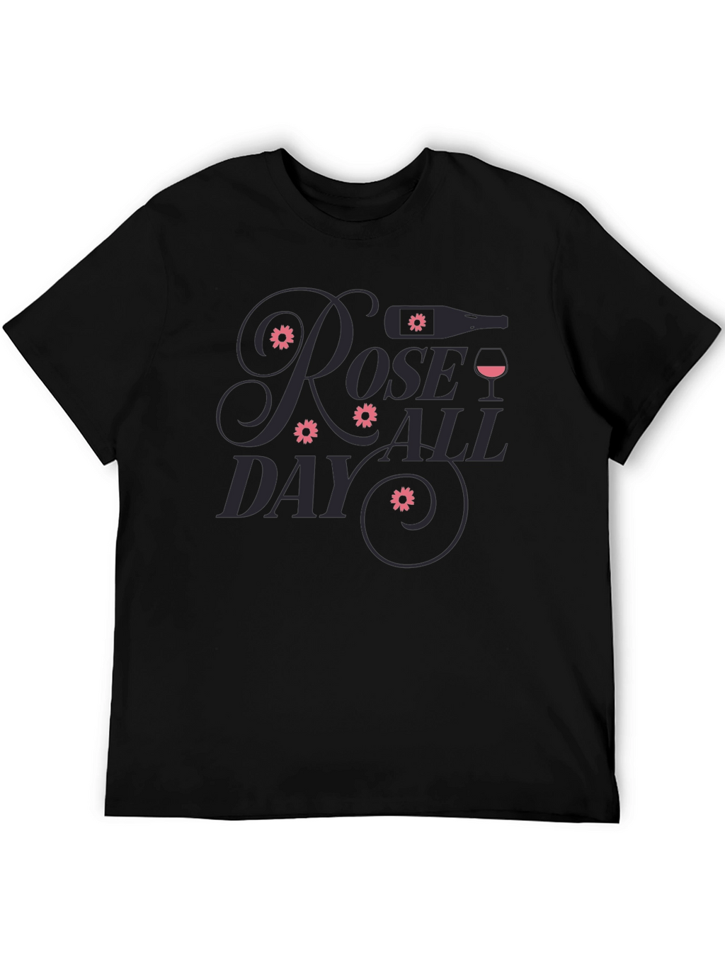 Rose All Day Graphic Tee - Stylish Comfort