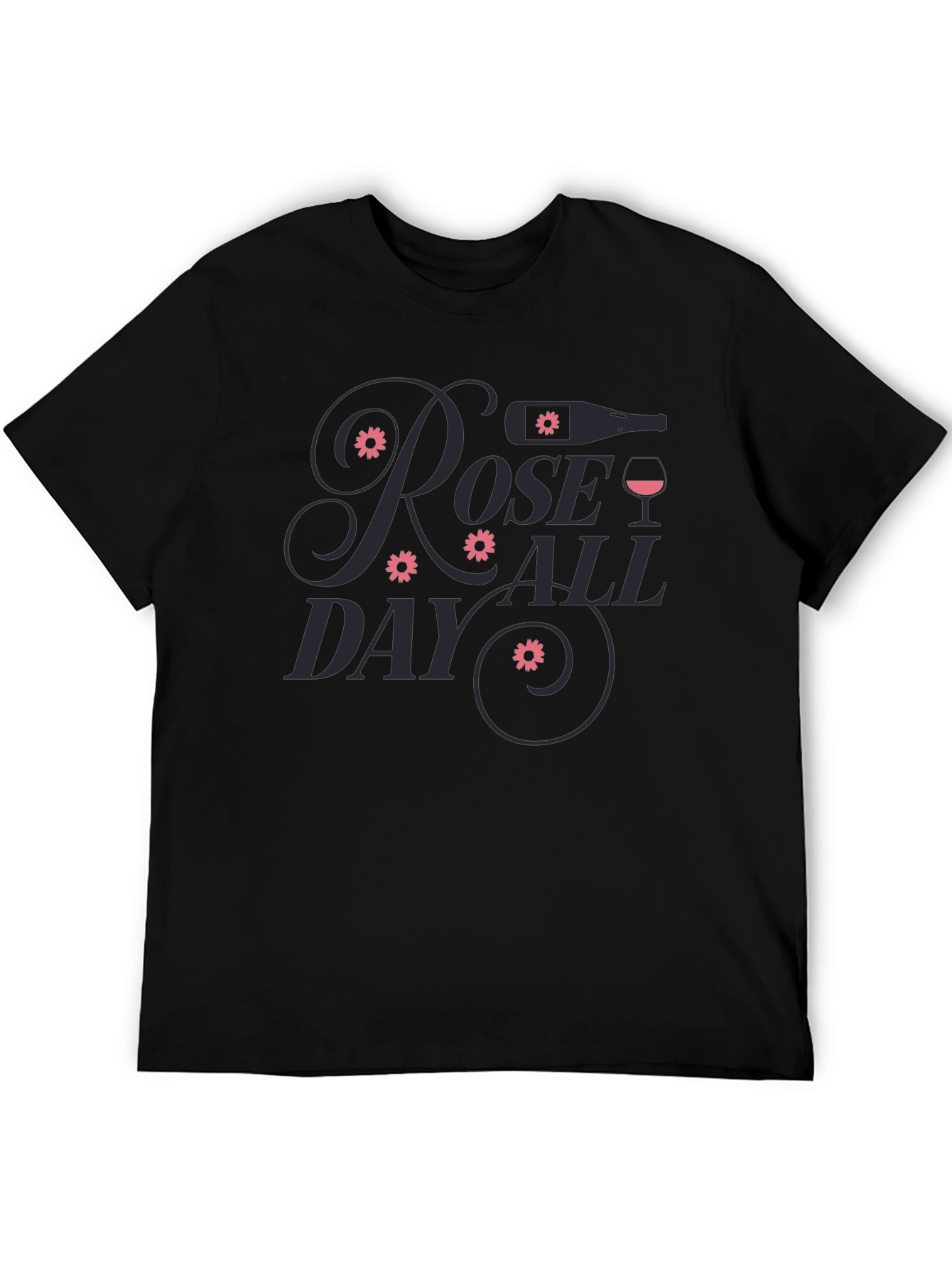 Rose All Day Graphic Tee - Stylish Comfort