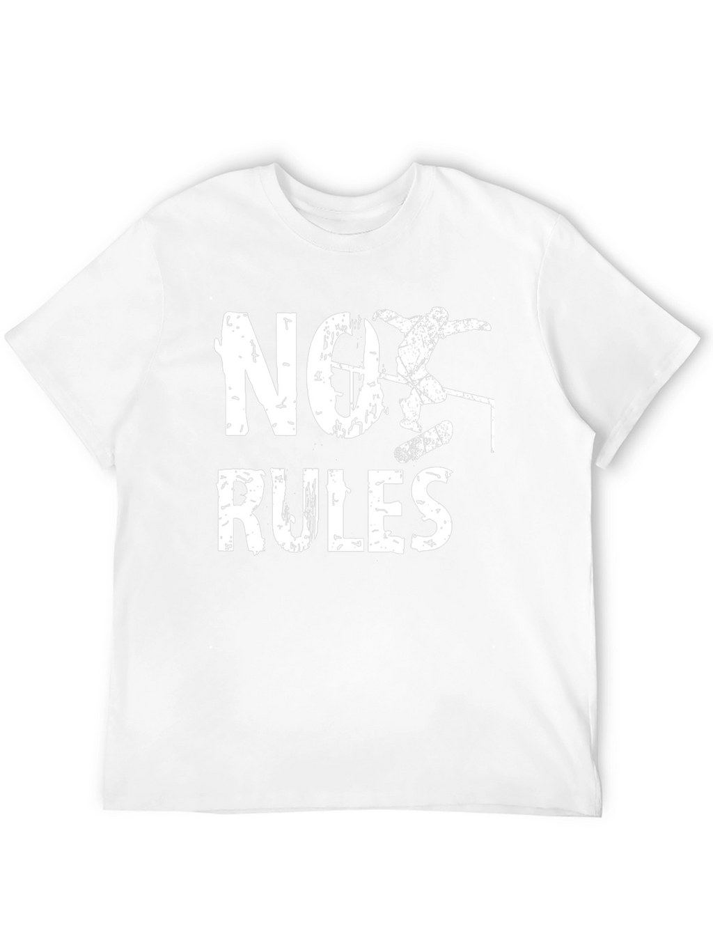 No Rules Skateboard T-Shirt - Black Graphic Tee