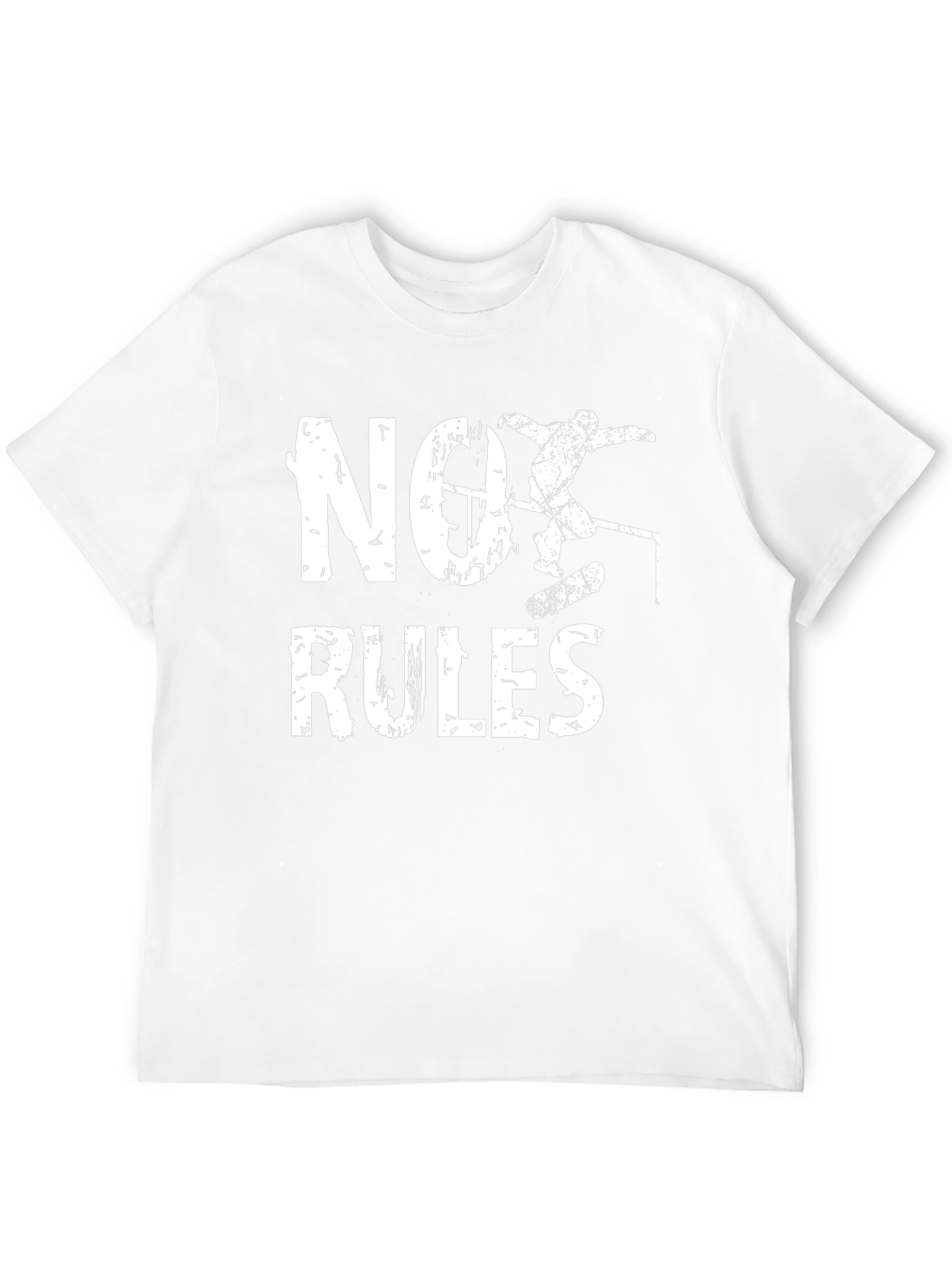 No Rules Skateboard T-Shirt - Black Graphic Tee