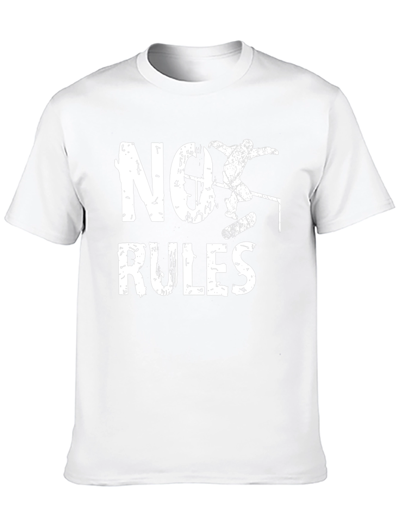 No Rules Skateboard T-Shirt - Black Graphic Tee