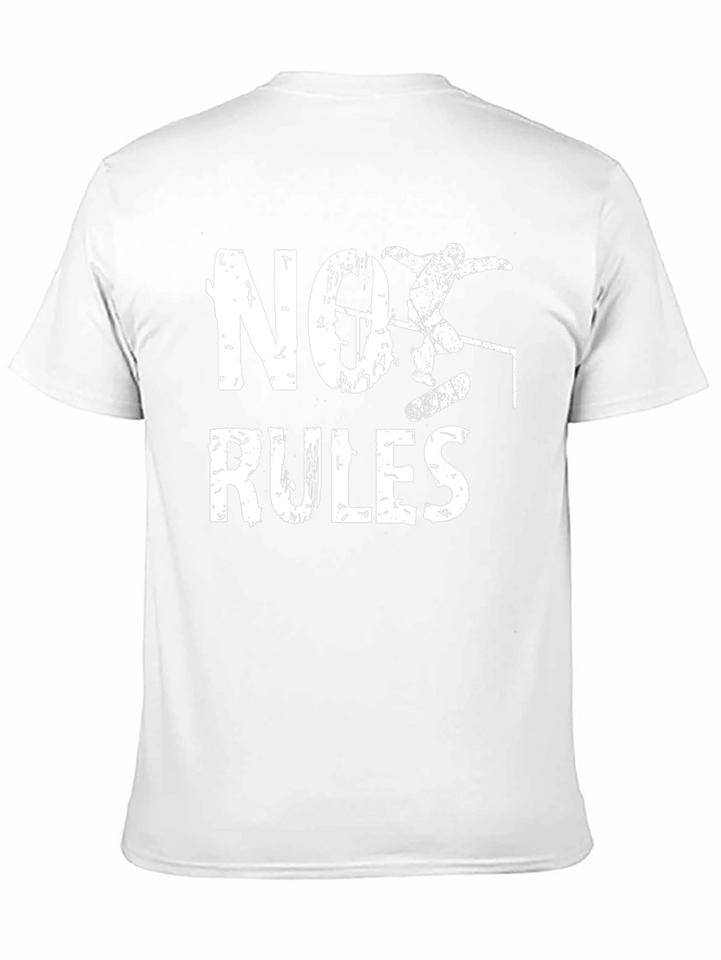 No Rules Skateboard T-Shirt - Black Graphic Tee