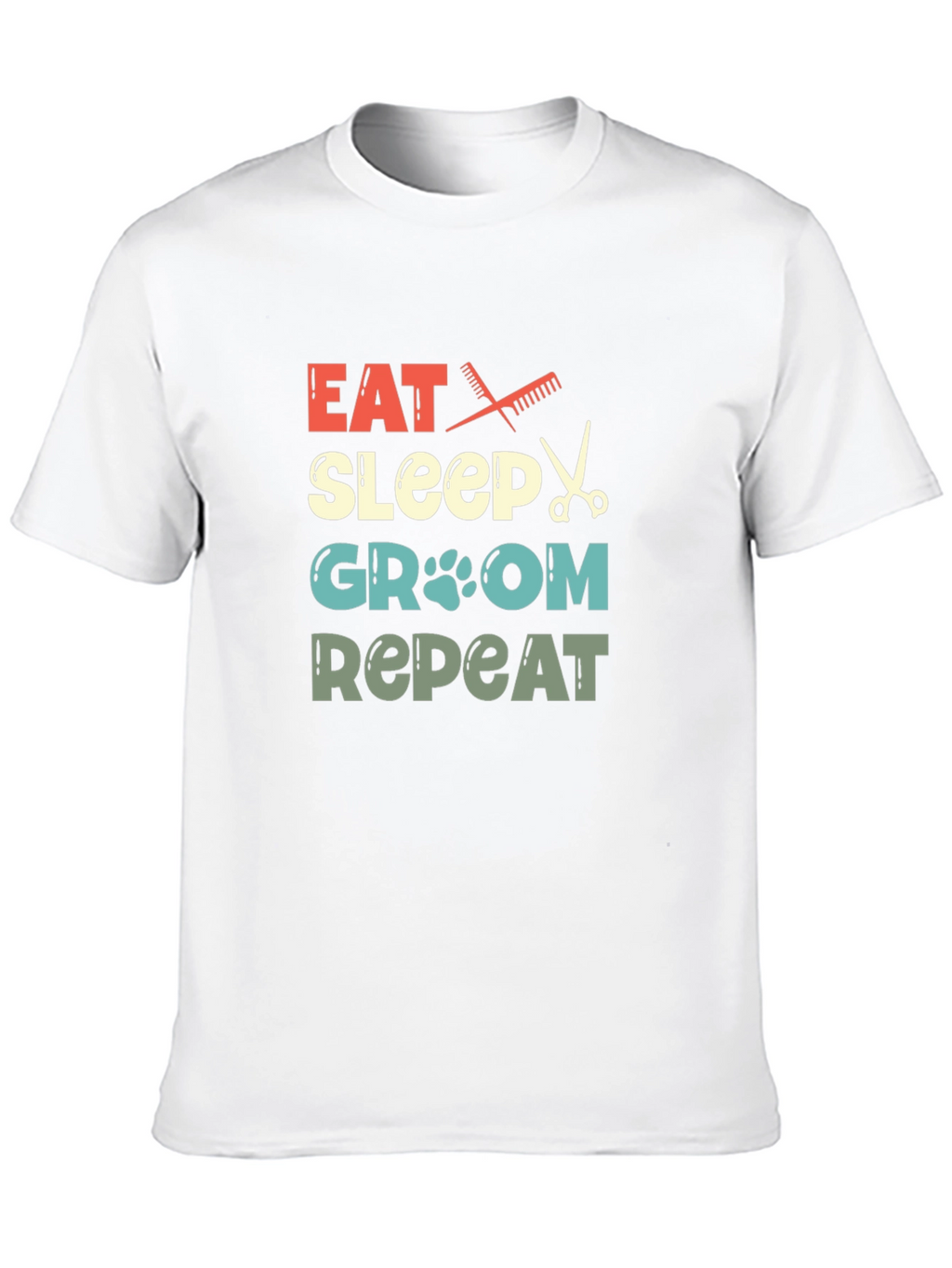 Eat Sleep Groom Repeat T-Shirt