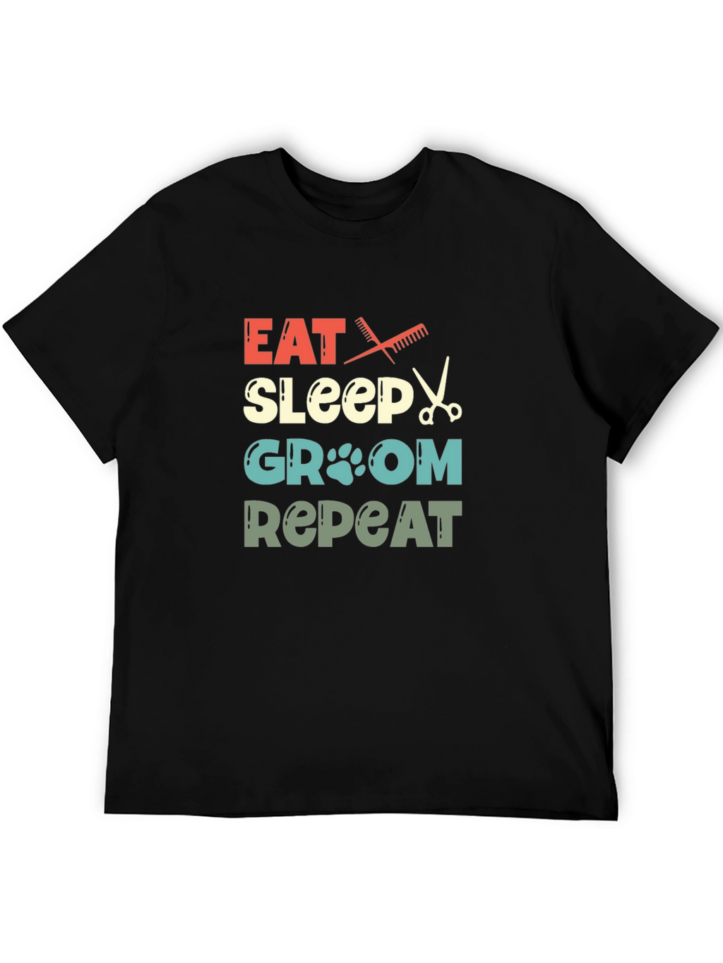 Eat Sleep Groom Repeat T-Shirt