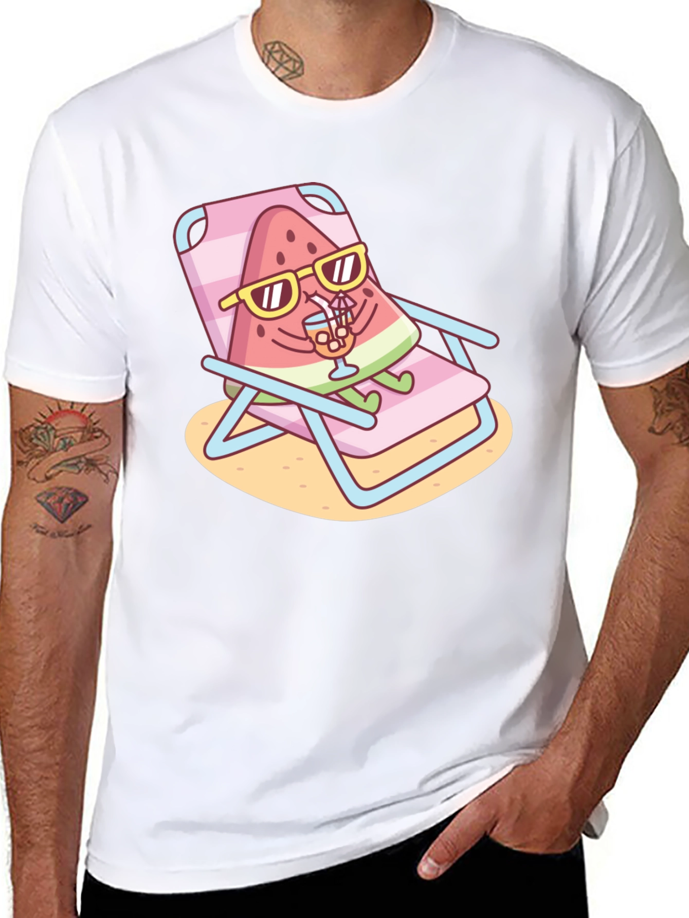 Cool Watermelon T-Shirt - Summer Vibes