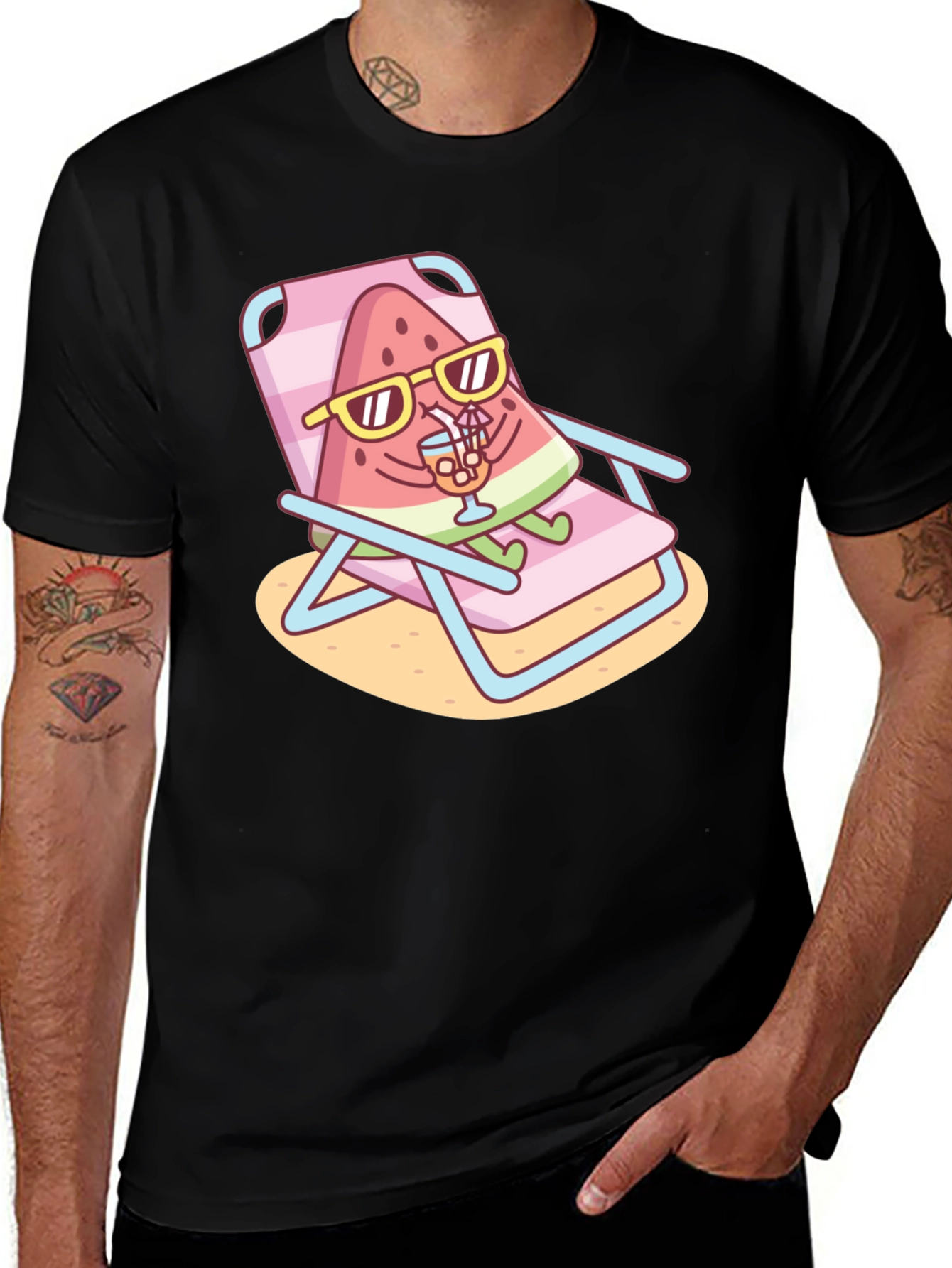 Cool Watermelon T-Shirt - Summer Vibes