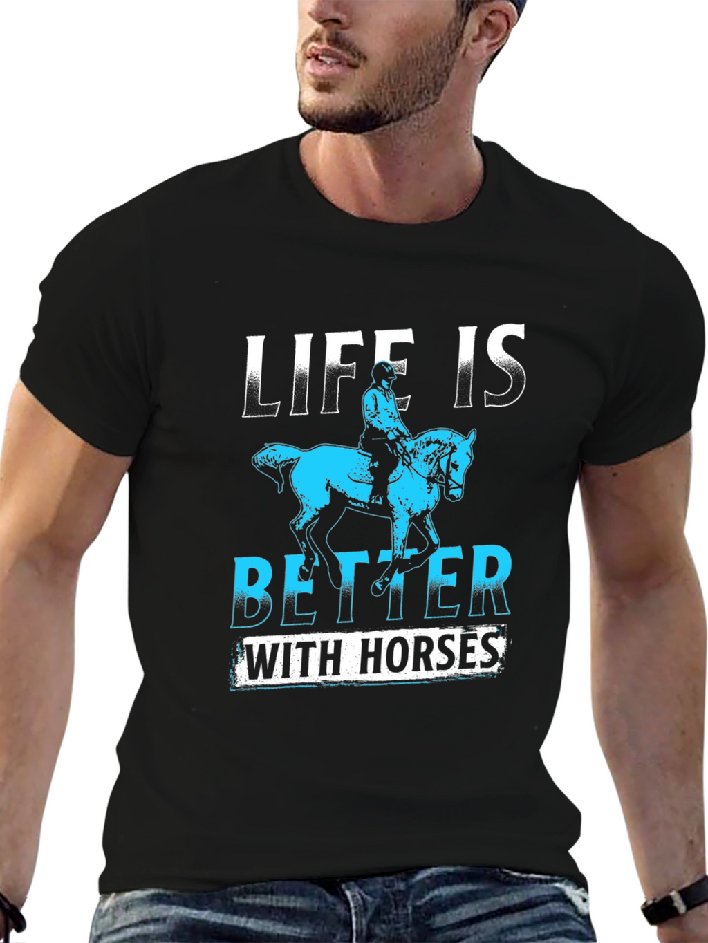 Life Is Better With Horses Tee