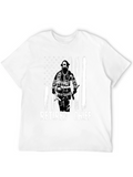 Retired Fire Chief T-Shirt - American Flag Design