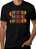 Western Sunflower Graphic Tee - Black