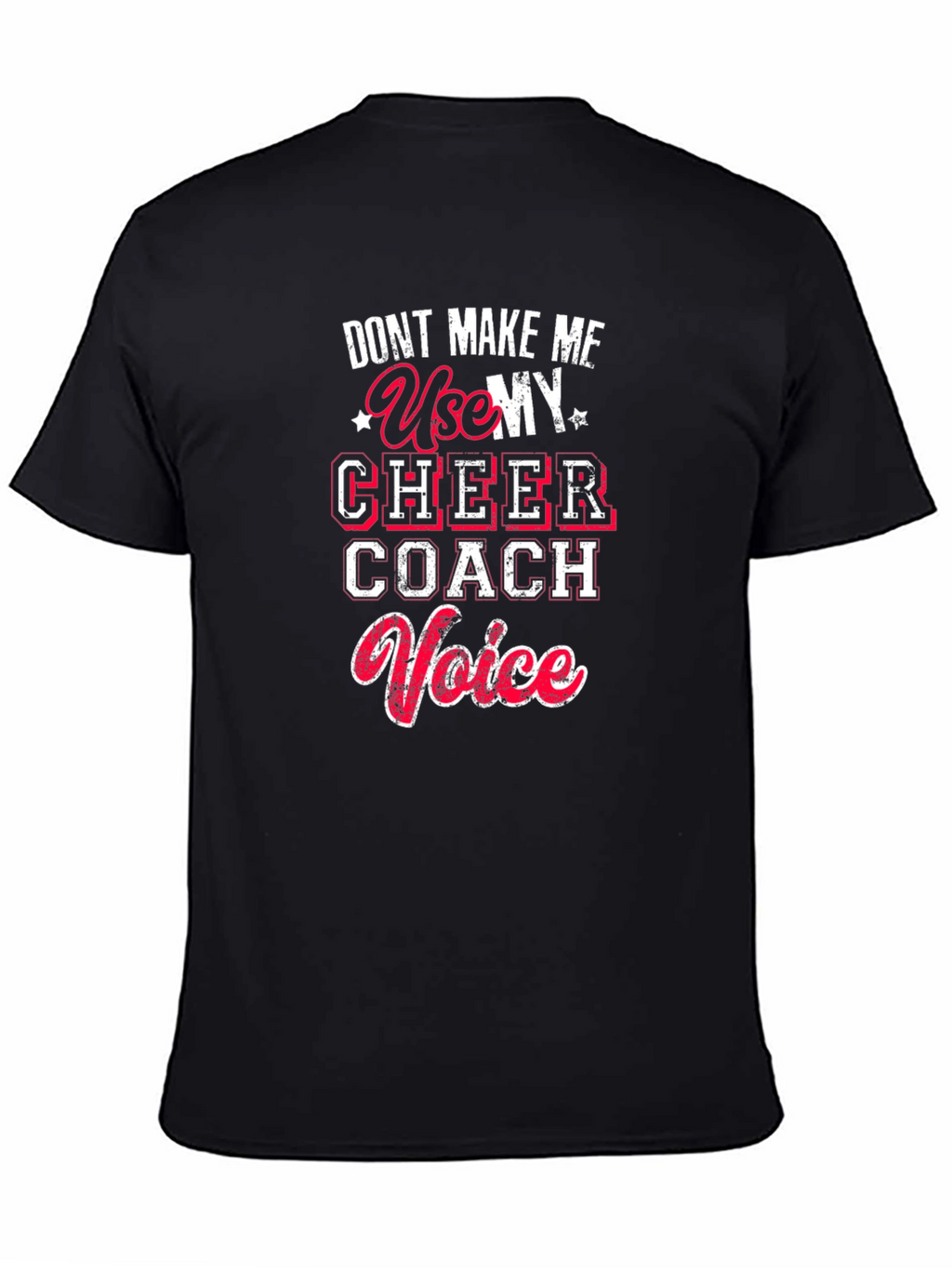 Cheer Coach Voice Graphic T-Shirt