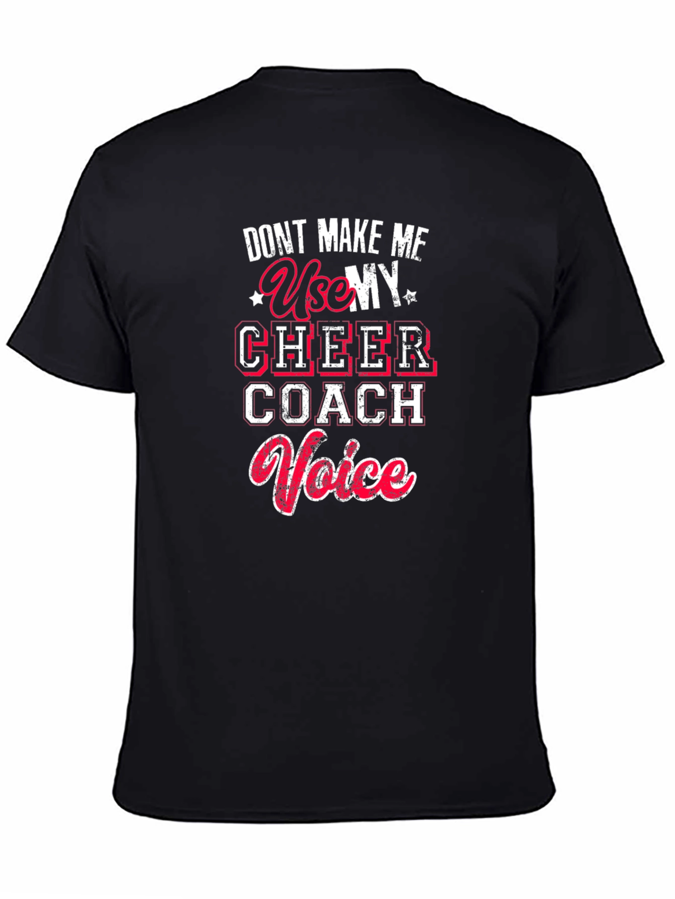 Cheer Coach Voice Graphic T-Shirt