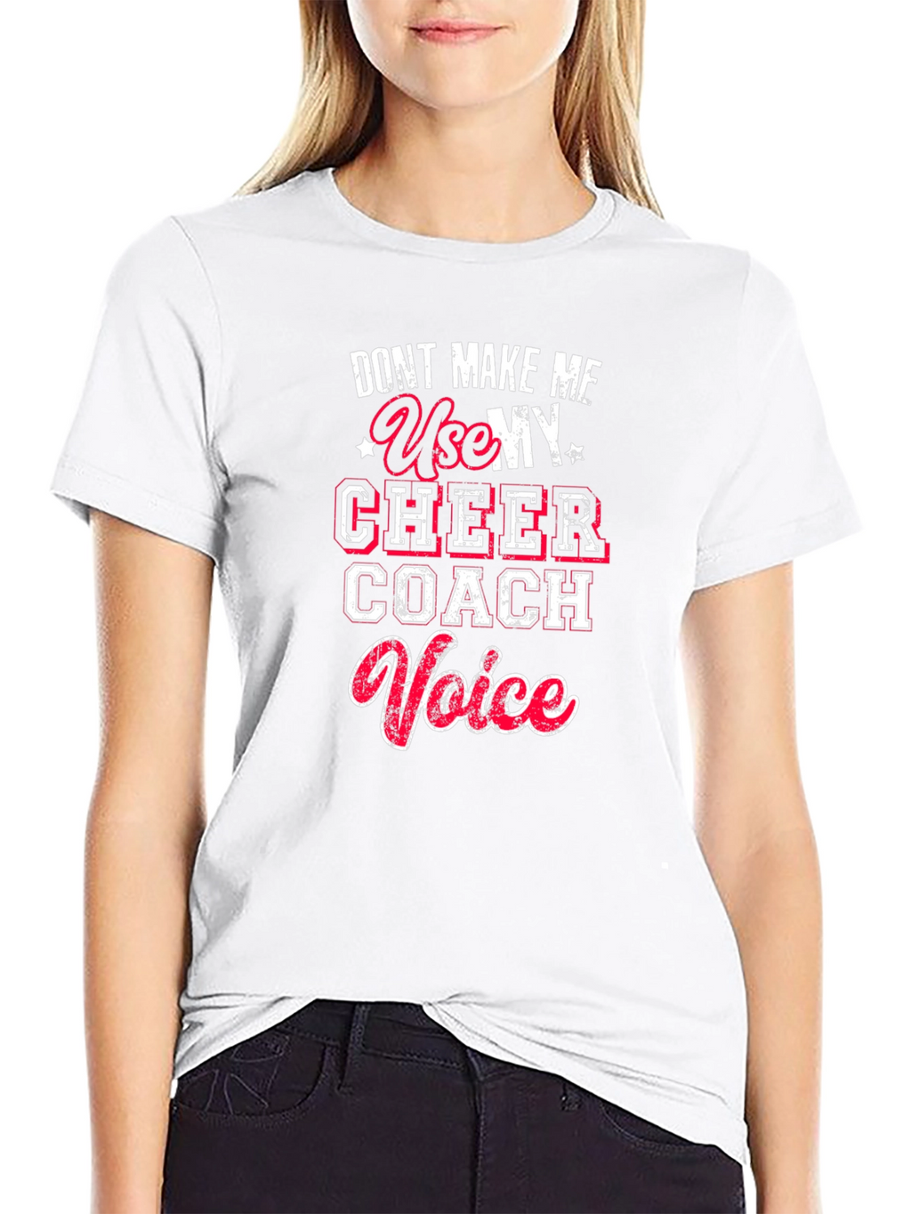 Cheer Coach Voice Graphic T-Shirt