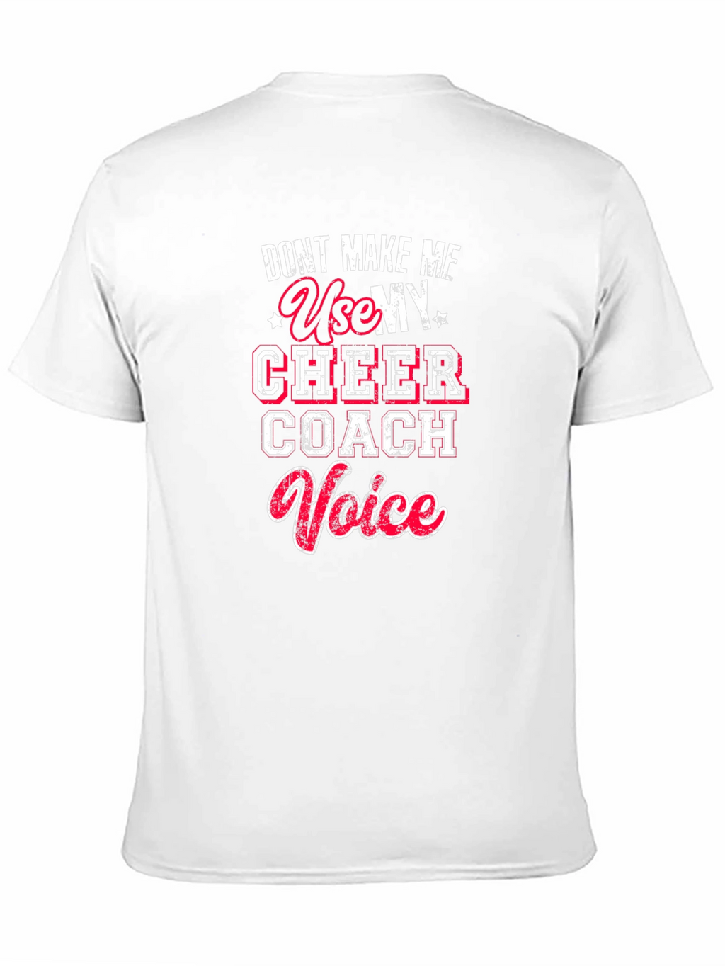 Cheer Coach Voice Graphic T-Shirt