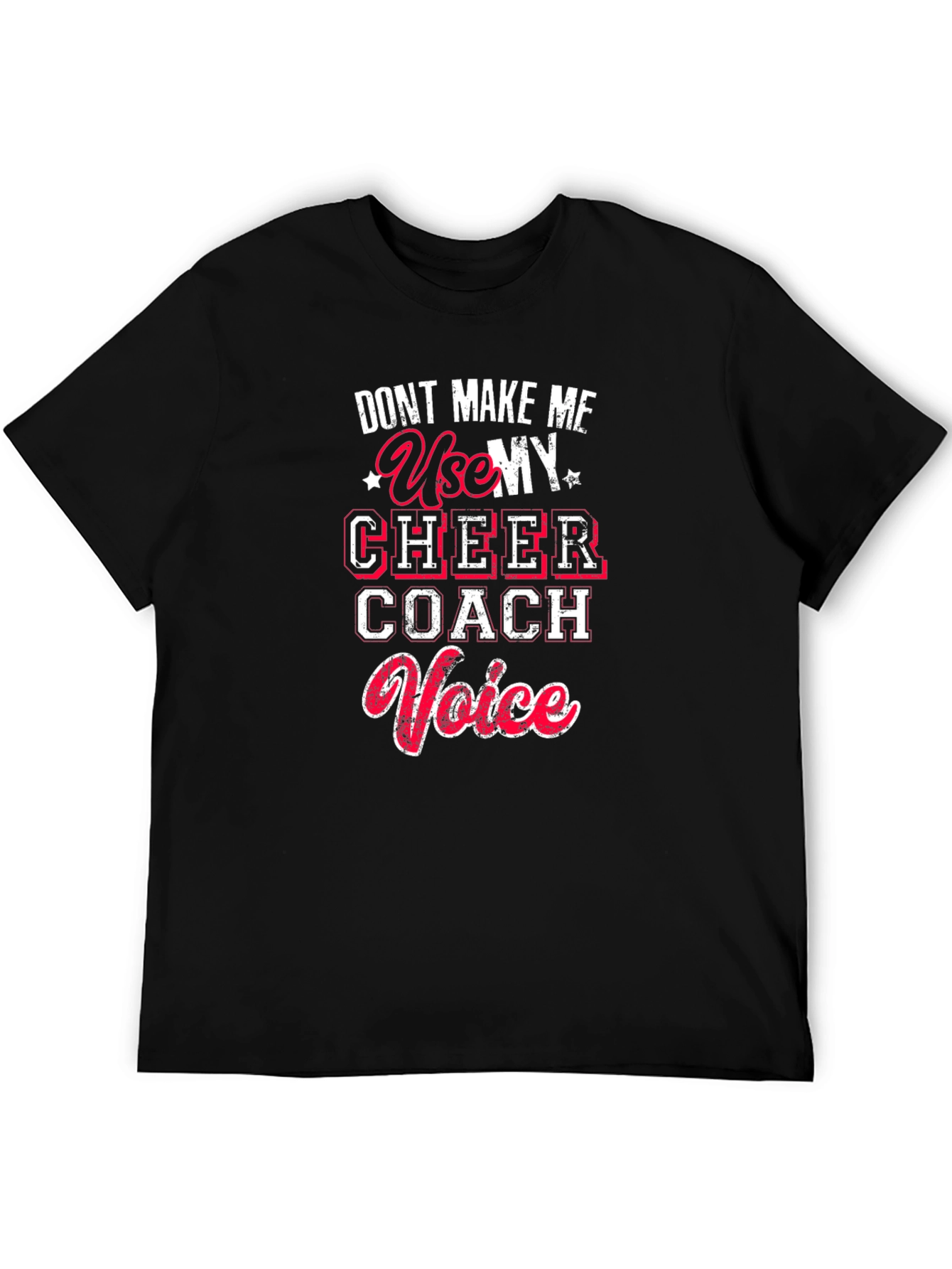 Cheer Coach Voice Graphic T-Shirt