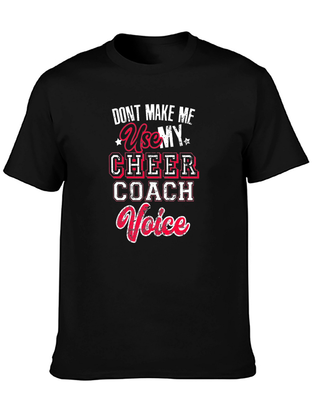Cheer Coach Voice Graphic T-Shirt