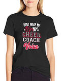 Cheer Coach Voice Graphic T-Shirt