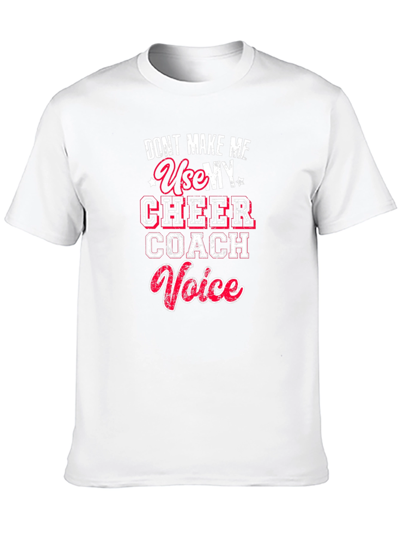 Cheer Coach Voice Graphic T-Shirt