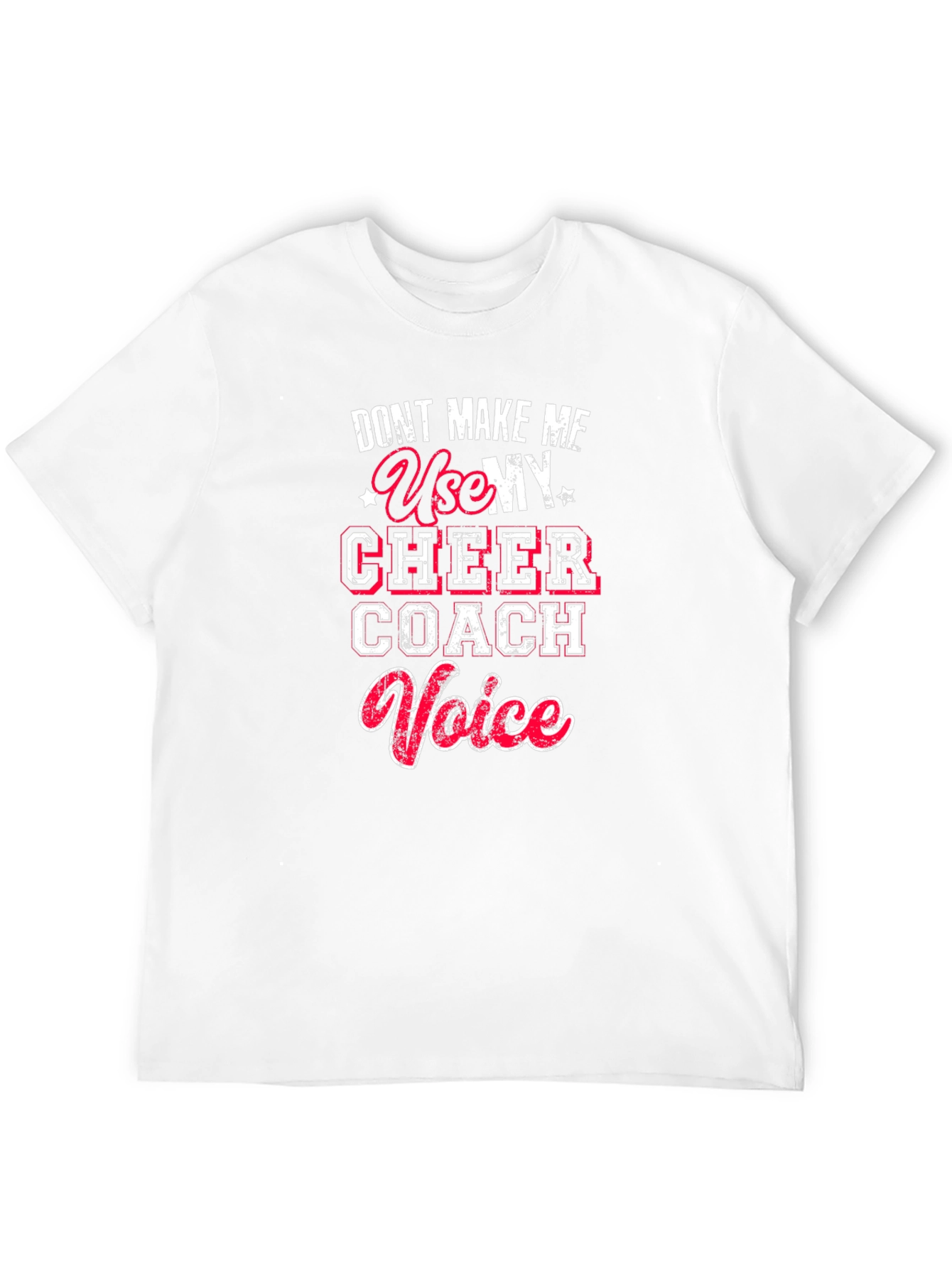 Cheer Coach Voice Graphic T-Shirt