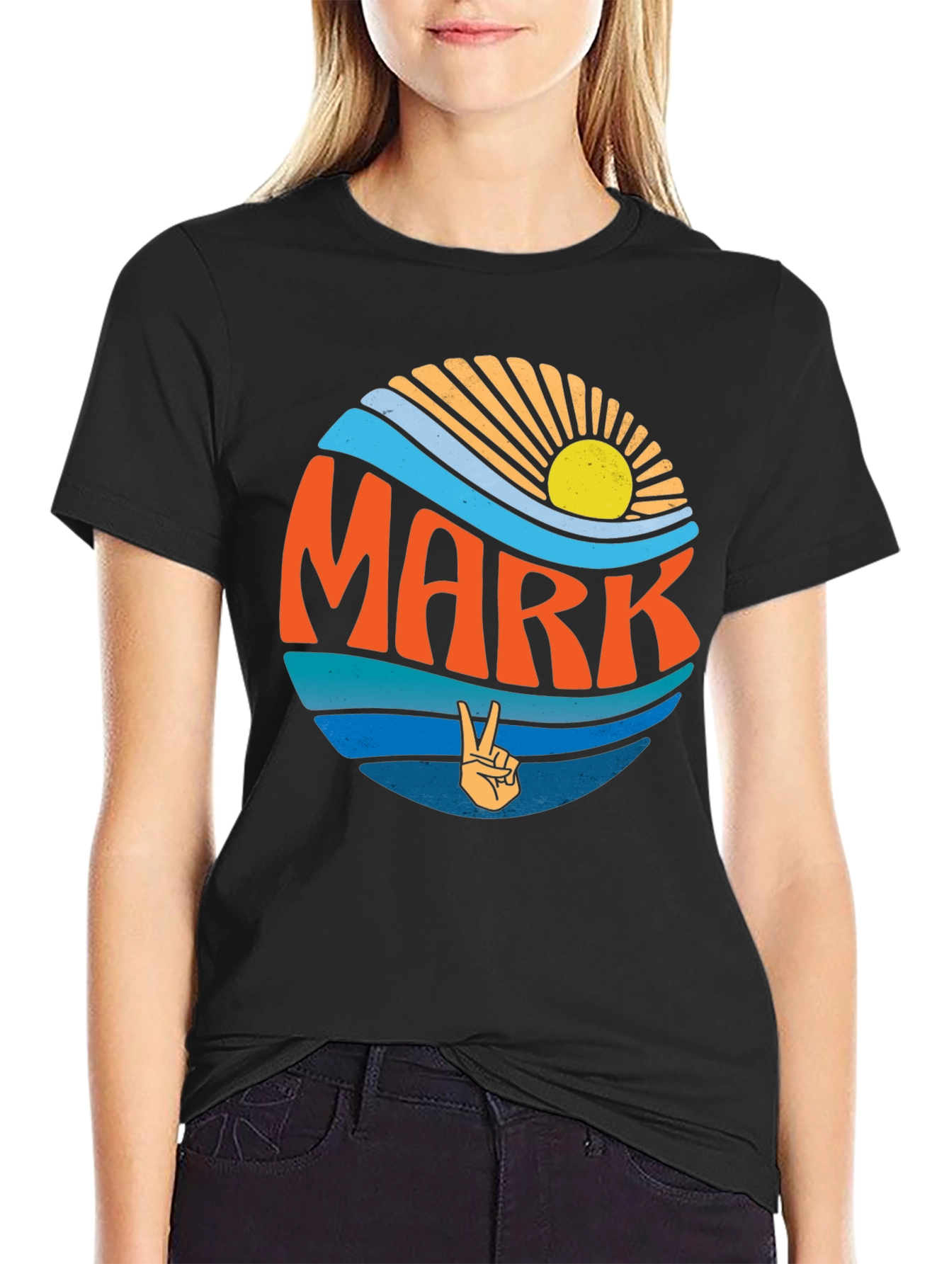 Retro MARK Graphic Tee - Peace & Sunshine