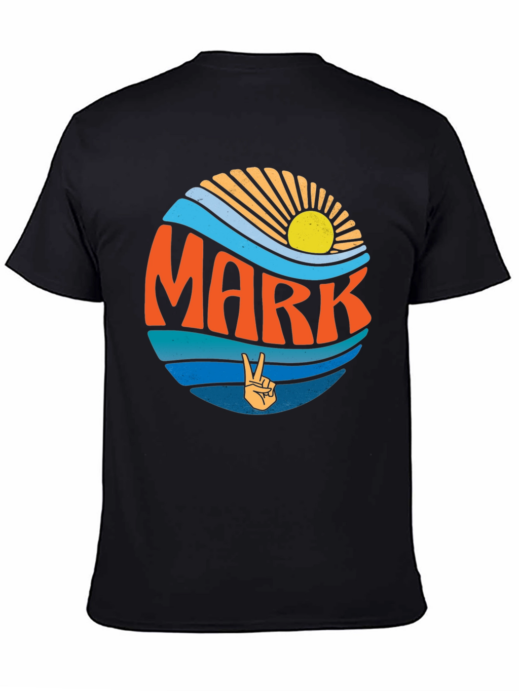 Retro MARK Graphic Tee - Peace & Sunshine