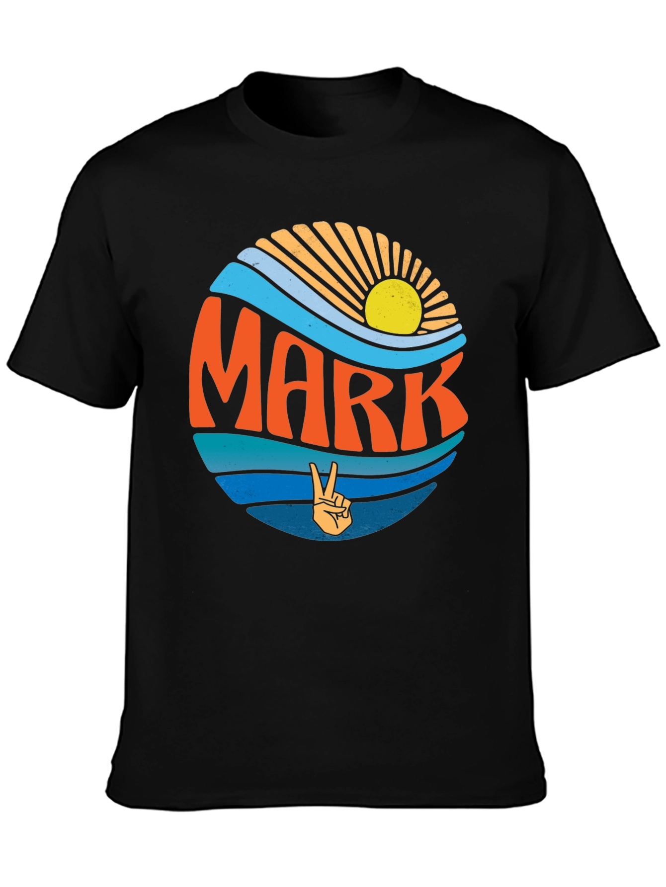 Retro MARK Graphic Tee - Peace & Sunshine