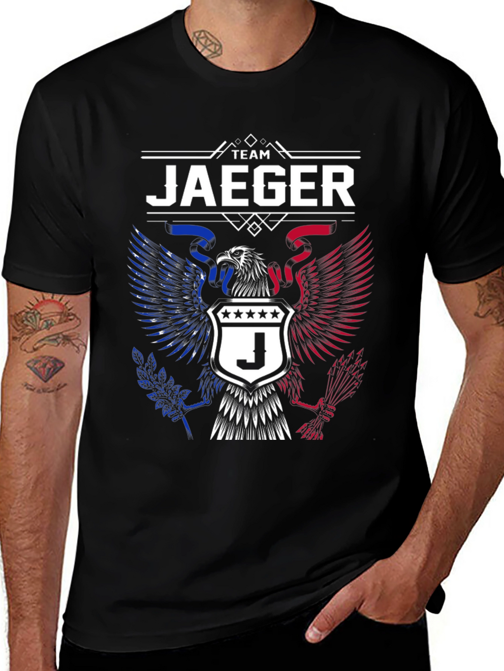 Team Jaeger Eagle Graphic T-Shirt