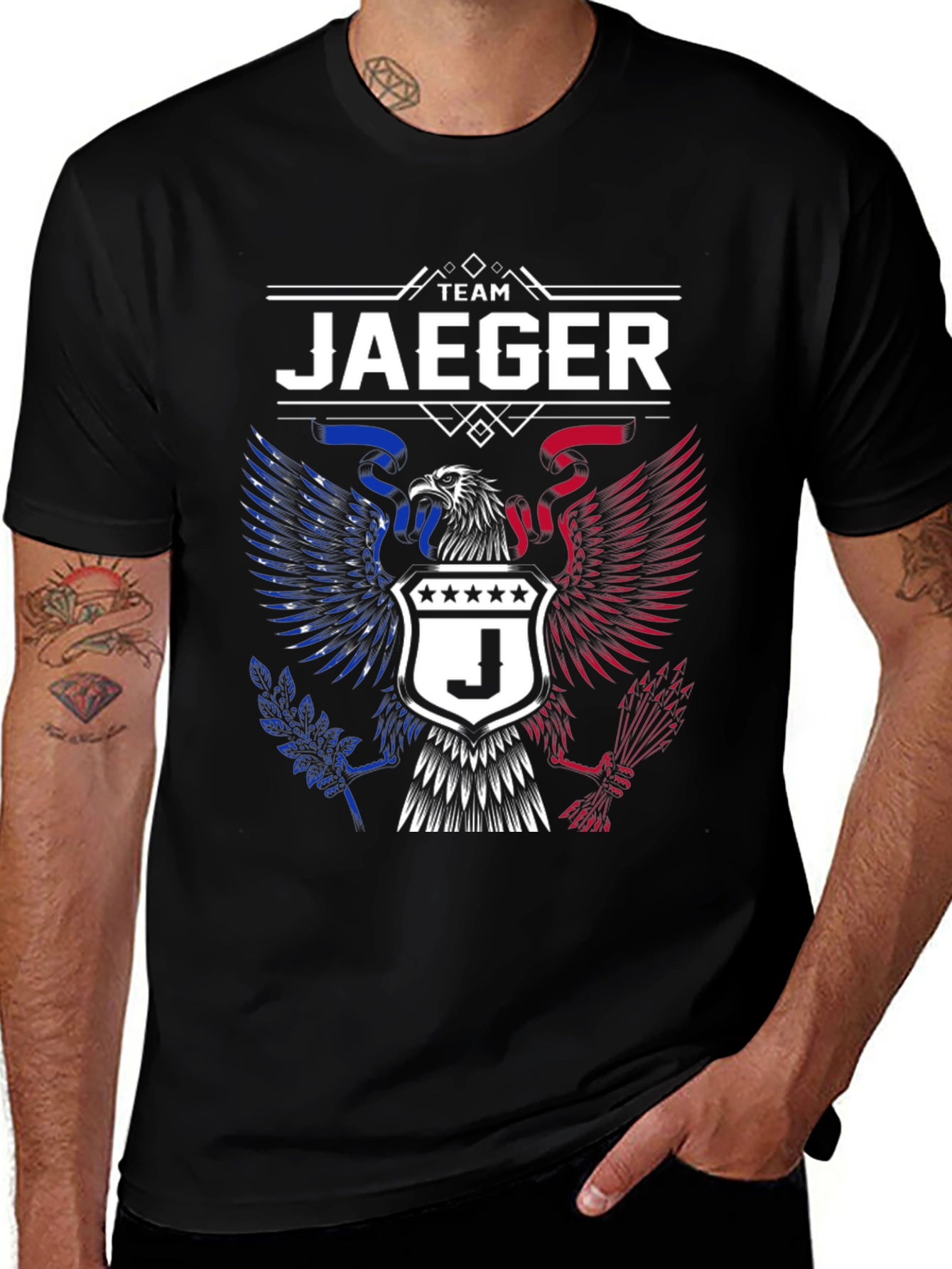 Team Jaeger Eagle Graphic T-Shirt