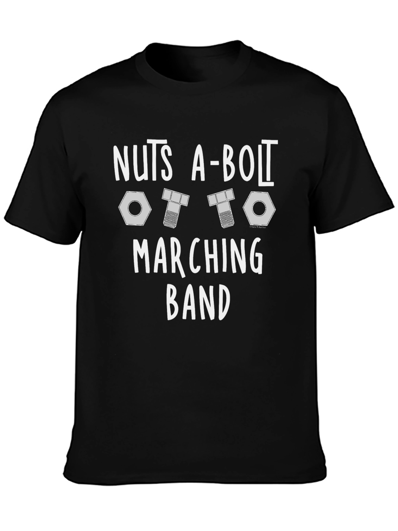 Nuts A-Bolt Marching Band Black T-Shirt