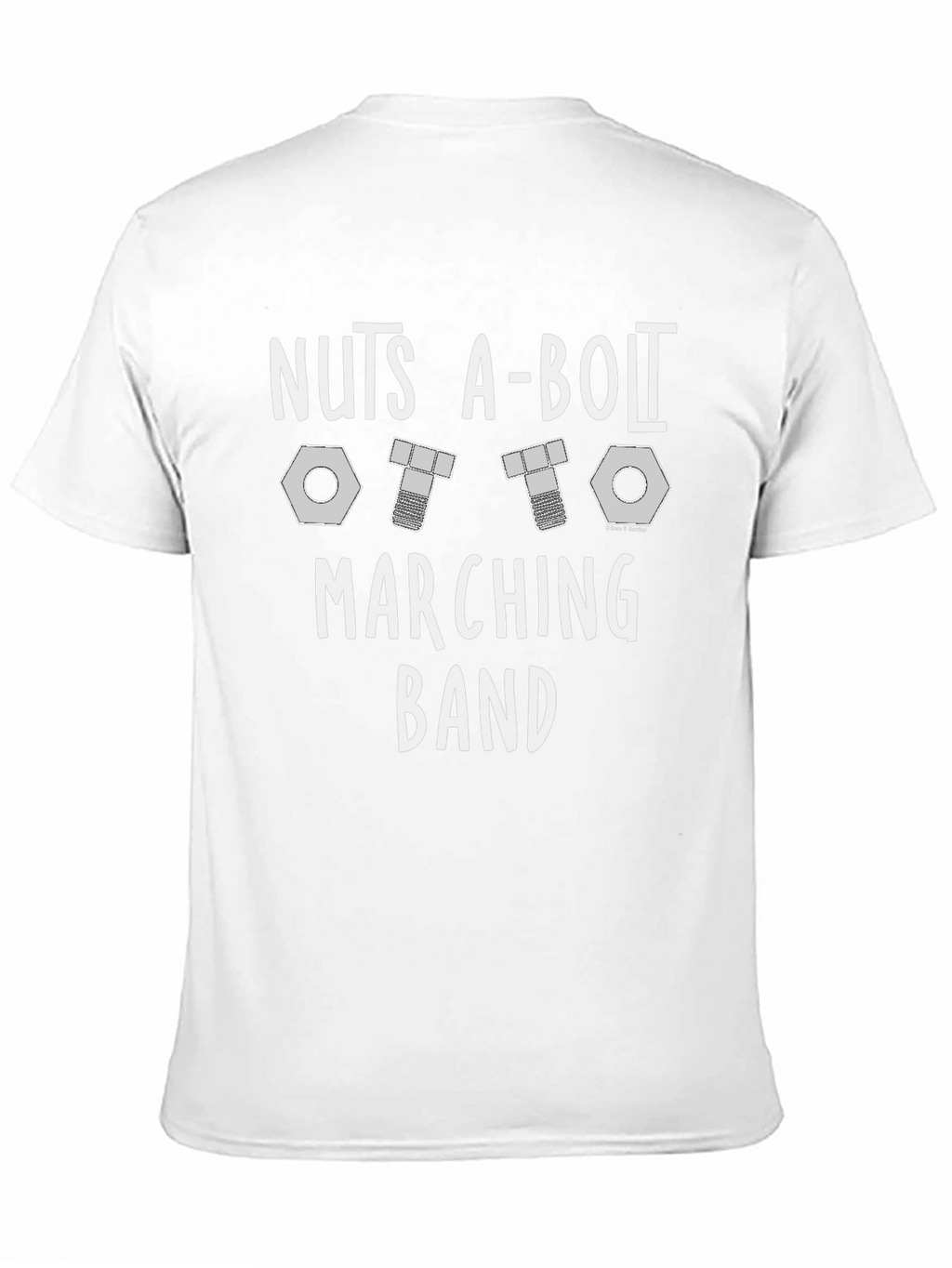 Nuts A-Bolt Marching Band Black T-Shirt