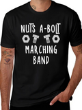 Nuts A-Bolt Marching Band Black T-Shirt