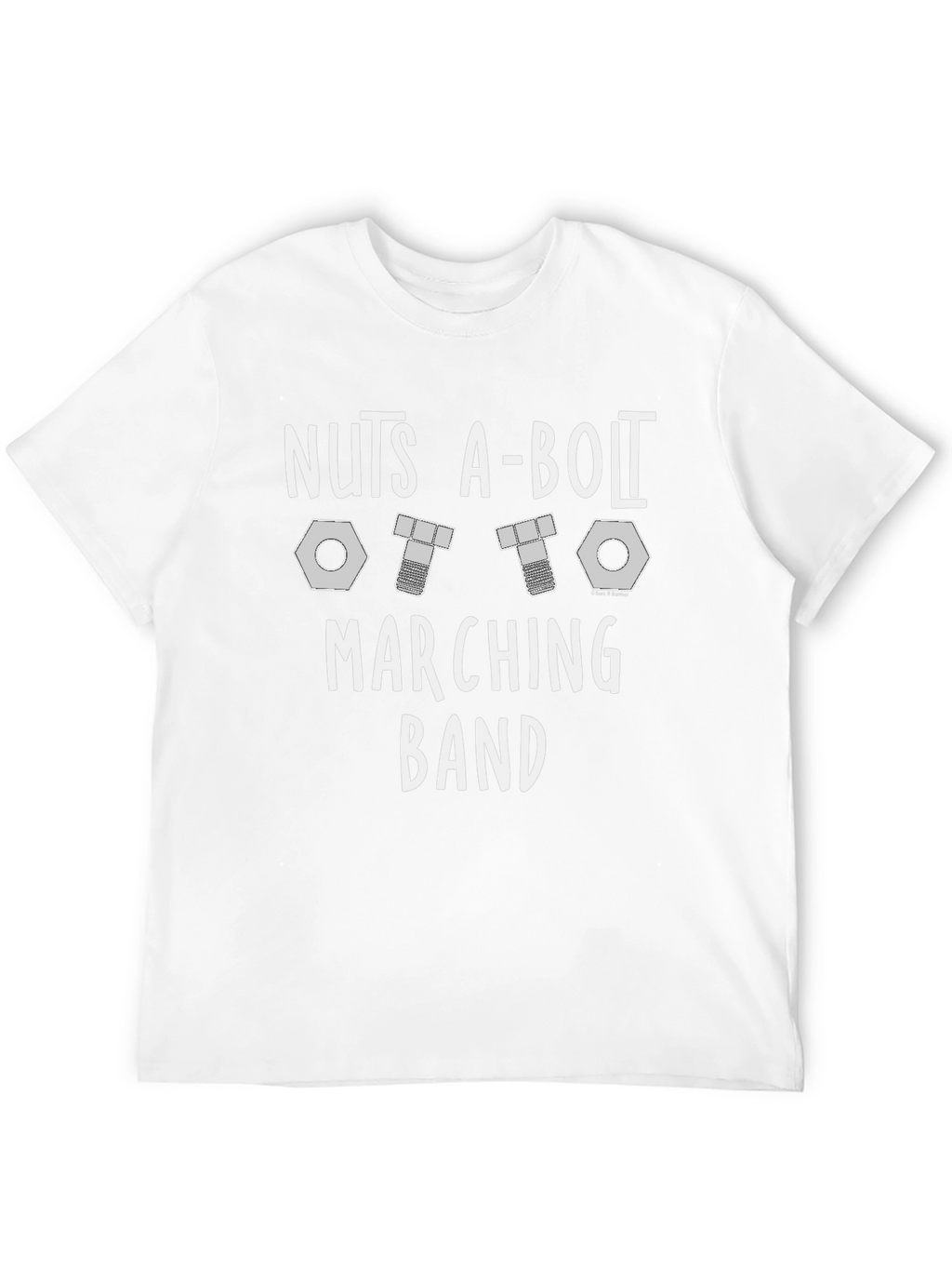 Nuts A-Bolt Marching Band Black T-Shirt