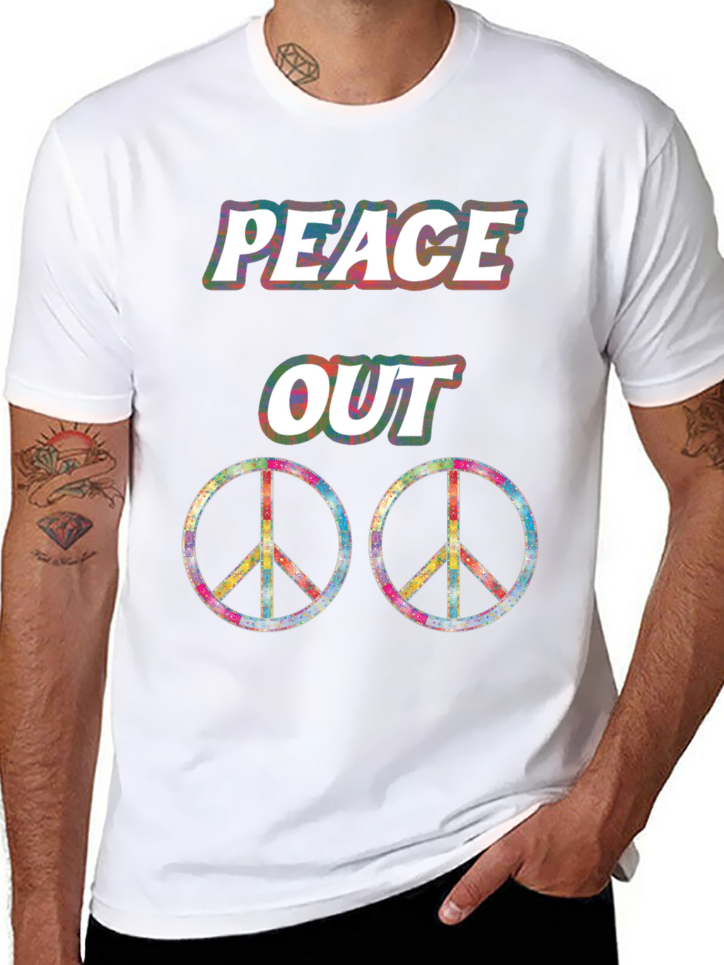 Peace Out Graphic T-Shirt