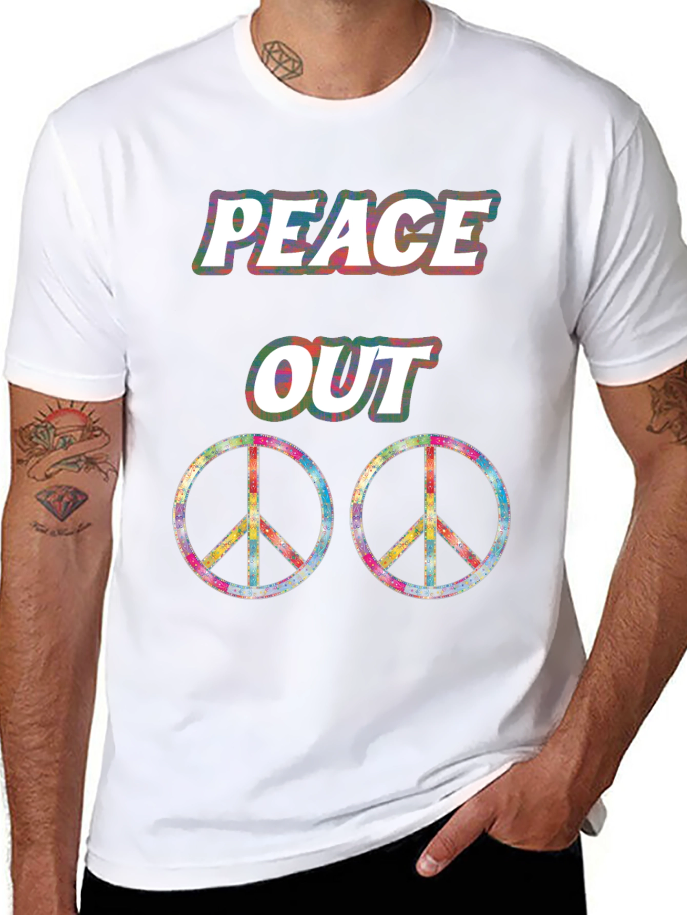 Peace Out Graphic T-Shirt