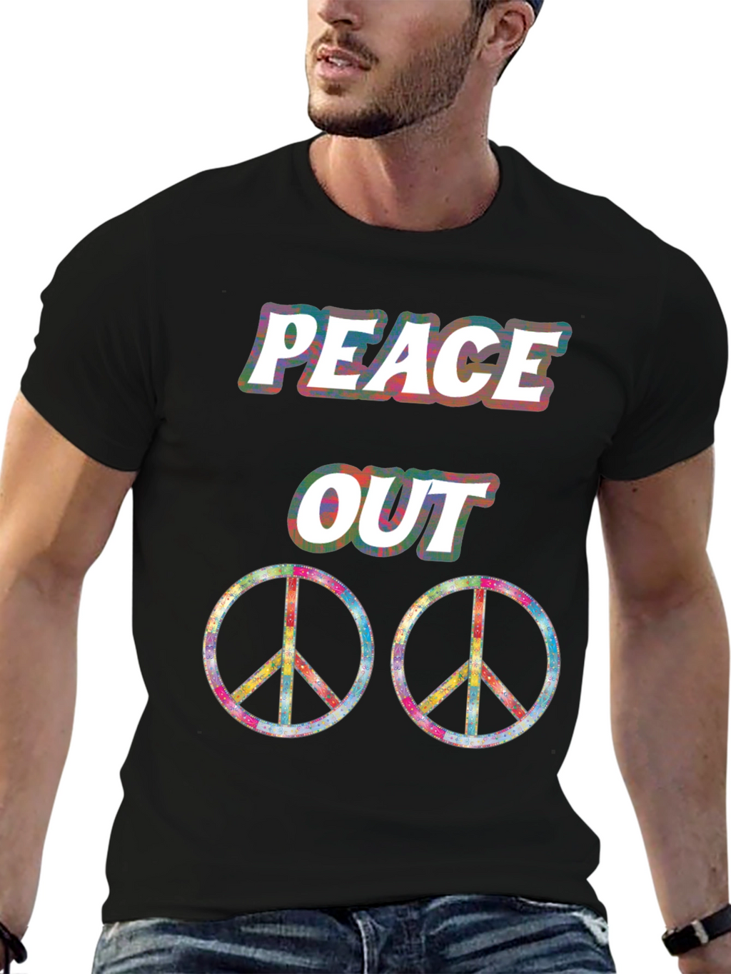 Peace Out Graphic T-Shirt