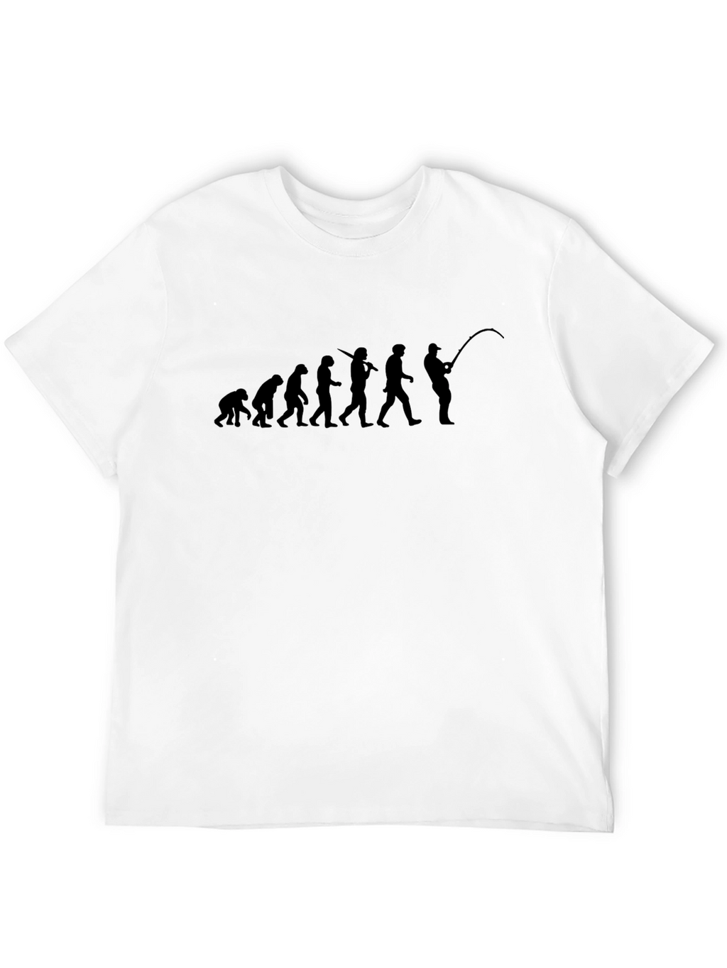 Evolution of Fishing T-Shirt - Black